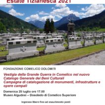 Locandina Fondazione Comelico 25 luglio 2021